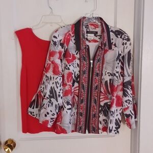City Girl Nancy Bolen 2 pc.set tank top and jacket